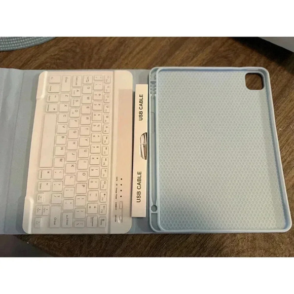 Unbranded Other - Combo Touch Keyboard Case for 11" Apple iPad Pro 1st/2nd/3rd Gen. Baby Blue